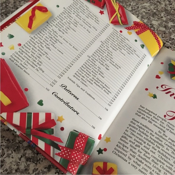 1988 Christmas with Southern Living cookbook craft book hardcover Oxmoor House - Picture 3 of 9